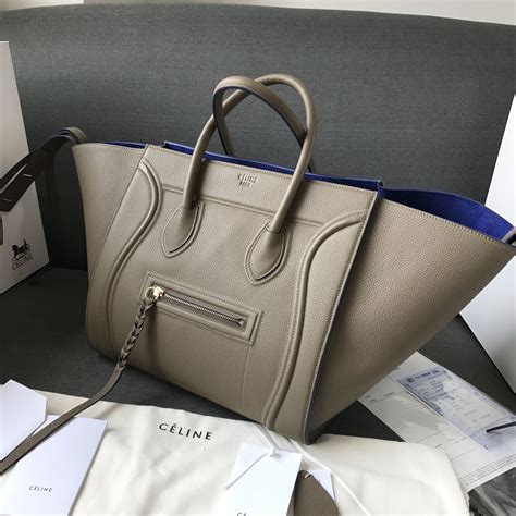 celine phantom grey blue|celine phantom tote reviews.